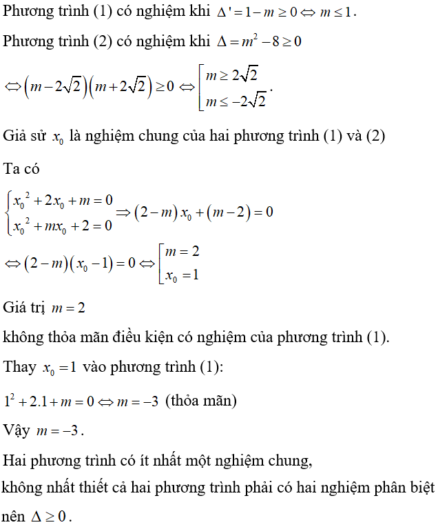 Cách giải phương trình bậc hai chứa tham số cực hay, có đáp án