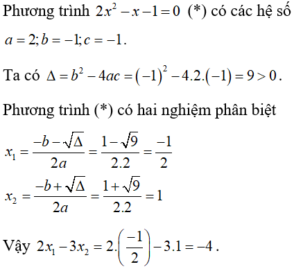 Cách giải phương trình bậc hai một ẩn cực hay, có đáp án