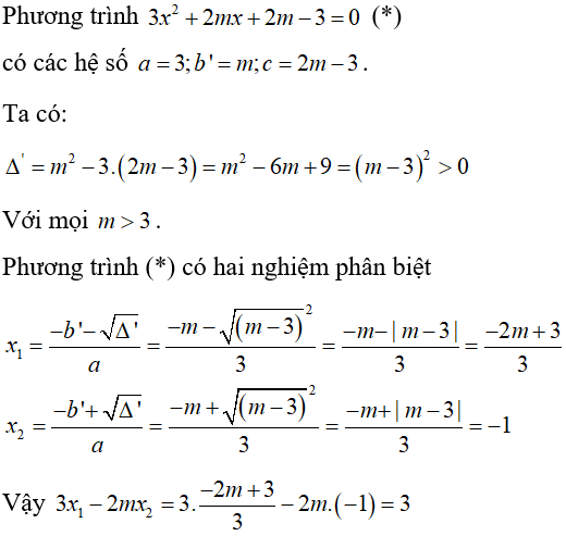 Cách giải phương trình bậc hai một ẩn cực hay, có đáp án