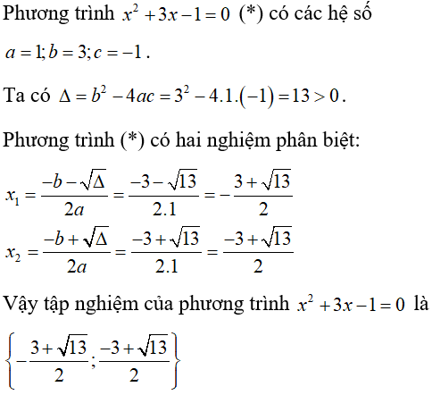 Cách giải phương trình bậc hai một ẩn cực hay, có đáp án