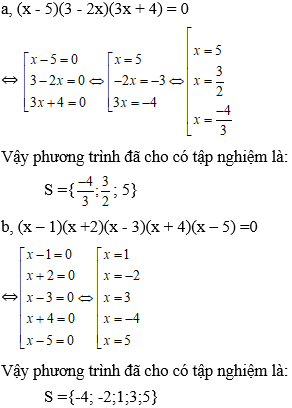 Cách giải phương trình tích cực hay, có đáp án