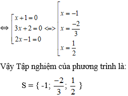 Cách giải phương trình tích cực hay, có đáp án