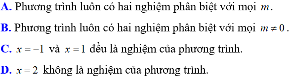 Cách giải phương trình trùng phương cực hay, có đáp án