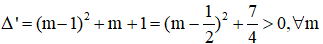 Cách tìm m để phương trình bậc hai có nghiệm thỏa mãn điều kiện