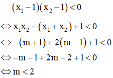 Cách tìm m để phương trình bậc hai có nghiệm thỏa mãn điều kiện