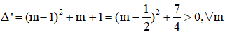 Cách tìm m để phương trình bậc hai có nghiệm thỏa mãn điều kiện