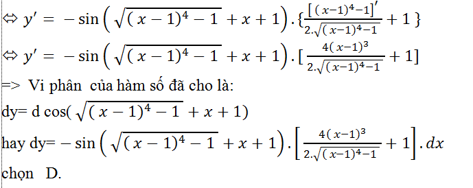 Cách tìm vi phân của hàm số hay, chi tiết