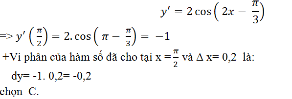 Cách tìm vi phân của hàm số hay, chi tiết