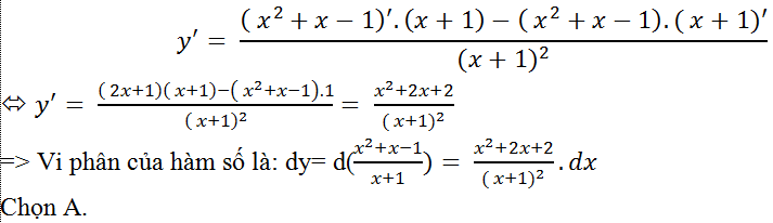 Cách tìm vi phân của hàm số hay, chi tiết