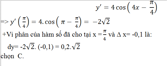 Cách tìm vi phân của hàm số hay, chi tiết