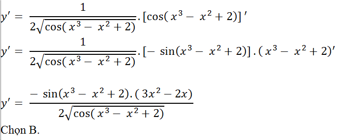 Cách tính đạo hàm của hàm số lượng giác cực hay