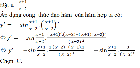 Cách tính đạo hàm của hàm số lượng giác cực hay