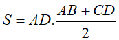 Cách tính Diện tích hình thang hay, chi tiết