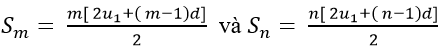Cách tính tổng n số hạng đầu tiên của cấp số cộng (cực hay có lời giải)