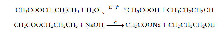 Propyl ethanoate là ester có mùi đặc trưng của quả lê