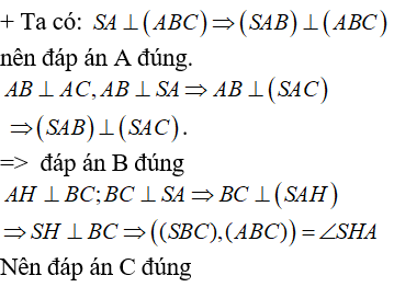 Cách chứng minh hai mặt phẳng vuông góc trong không gian cực hay