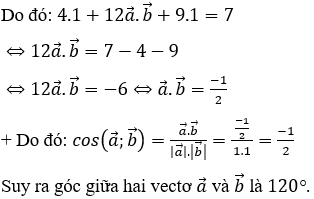 Công thức, cách tính góc giữa hai vecto (cực hay, chi tiết)