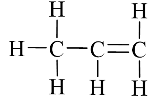 Công thức Lewis của C3H6