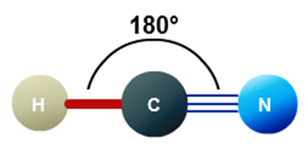 Công thức Lewis của HCN