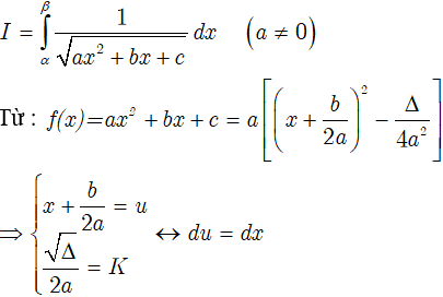 Công thức tích phân đầy đủ, chi tiết nhất