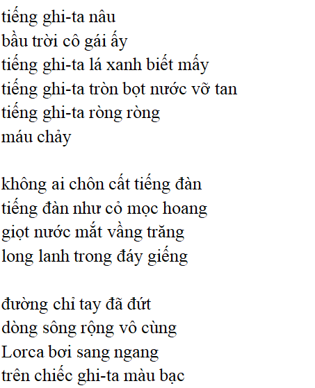 Bài thơ: Đàn ghi-ta của lor-ca (Thanh Thảo): nội dung, dàn ý phân tích, bố cục, tác giả - Tác giả tác phẩm (mới 2024)