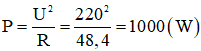 Bài toán Tính công suất điện và điện năng tiêu thụ và cách giải