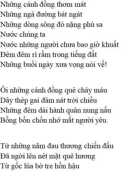 Bài thơ Đất nước (Nguyễn Đình Thi) - Tác giả tác phẩm (mới 2024)