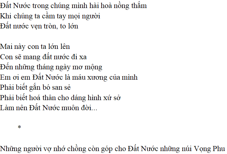 Bài thơ Đất nước (Nguyễn Khoa Điềm) - Tác giả tác phẩm (mới 2024)