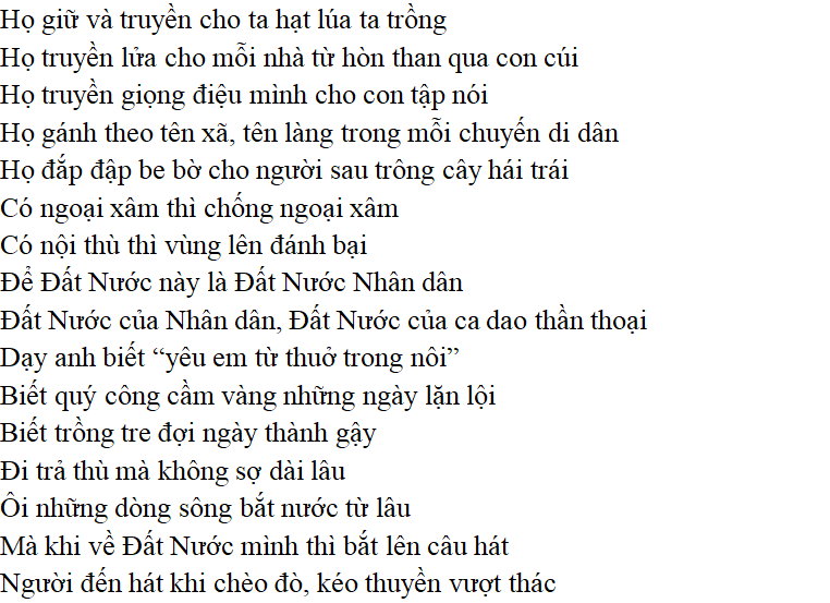 Bài thơ Đất nước (Nguyễn Khoa Điềm) - Tác giả tác phẩm (mới 2024)