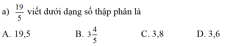 Đề thi Toán lớp 5 Học kì 1, Học kì 2 chọn lọc, có đáp án