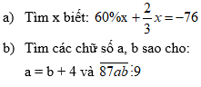 Đề kiểm tra Toán 6 | Đề thi Toán 6