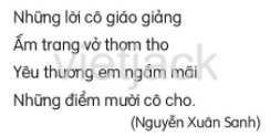 Đọc Cô giáo lớp em trang 40, 41