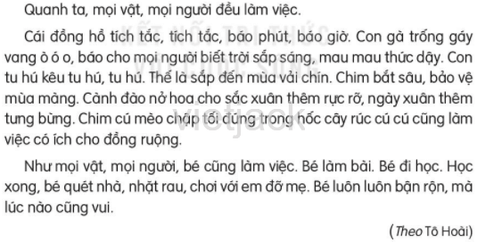 Đọc Làm việc thật là vui trang 20, 21