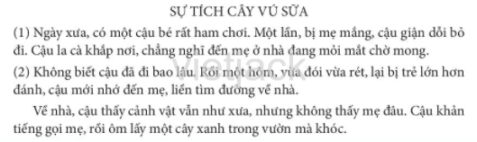 Kể chuyện Sự tích cây vú sữa trang 118