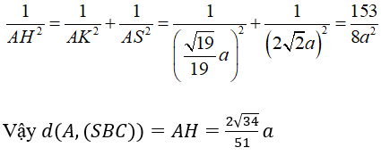 Cách tính khoảng cách từ một điểm đến một mặt phẳng (sử dụng hình chiếu) hay, chi tiết