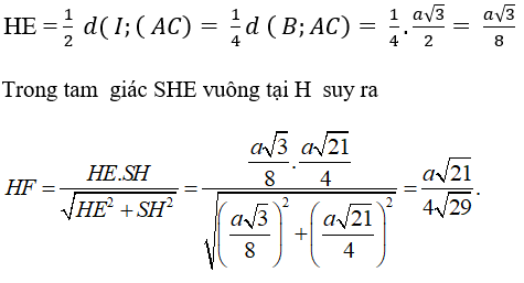 Cách tính khoảng cách từ một điểm đến một mặt phẳng (sử dụng hình chiếu) hay, chi tiết