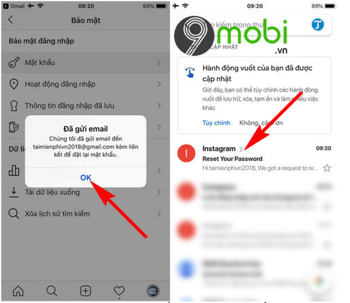 Lấy lại mật khẩu Instagram, tìm pass Instagram bị quên