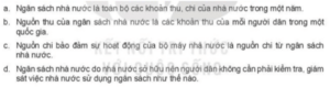 Em hãy cho biết ý kiến nào sau đây là đúng/ không đúng Vì sao?