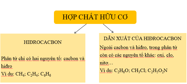 Hóa học 9 Bài 34: Khái niệm về hợp chất hữu cơ và hóa học hữu cơ hay, chi tiết - Lý thuyết Hóa 9