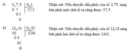 Chia một số thập phân cho một số thập phân lớp 5 hay, chi tiết | Lý thuyết Toán lớp 5