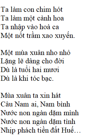 Bài thơ: Mùa xuân nho nhỏ (Thanh Hải): nội dung, dàn ý, bố cục, tác giả | Ngữ văn lớp 9