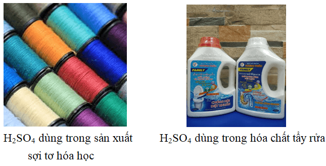 Nêu ứng dụng của axit sunfuric trong đời sống