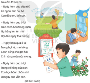 Đọc Ngày hôm qua đâu rồi trang 13, 14