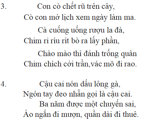 Những câu hát châm biếm - nội dung, dàn ý phân tích, giá trị | Ngữ văn lớp 7