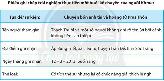 Soạn bài Tập nghiên cứu một vấn đề văn học dân gian | Chuyên đề Văn 10 Chân trời sáng tạo