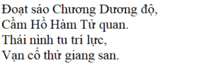 Bài thơ Phò giá về kinh (tác giả, tác phẩm, nội dung chính, giá trị)