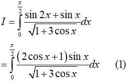 Cách tính tích phân bằng phương pháp đổi biến số cực hay