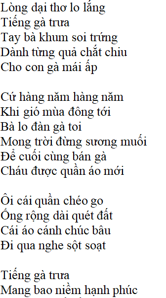 Tiếng gà trưa (Tác giả Tác phẩm - sách mới)