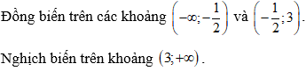 Tìm khoảng đồng biến, nghịch biến của hàm số (cực hay, có lời giải)