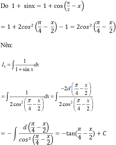 Tìm nguyên hàm của hàm số lượng giác bằng phương pháp đổi biến số cực hay